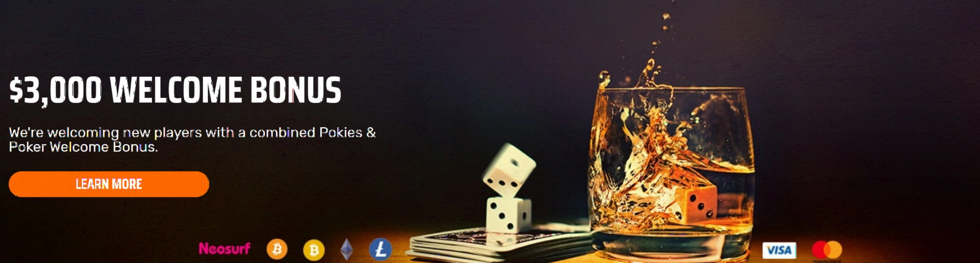 Ignition Casino $3,000 welcome bonus offer