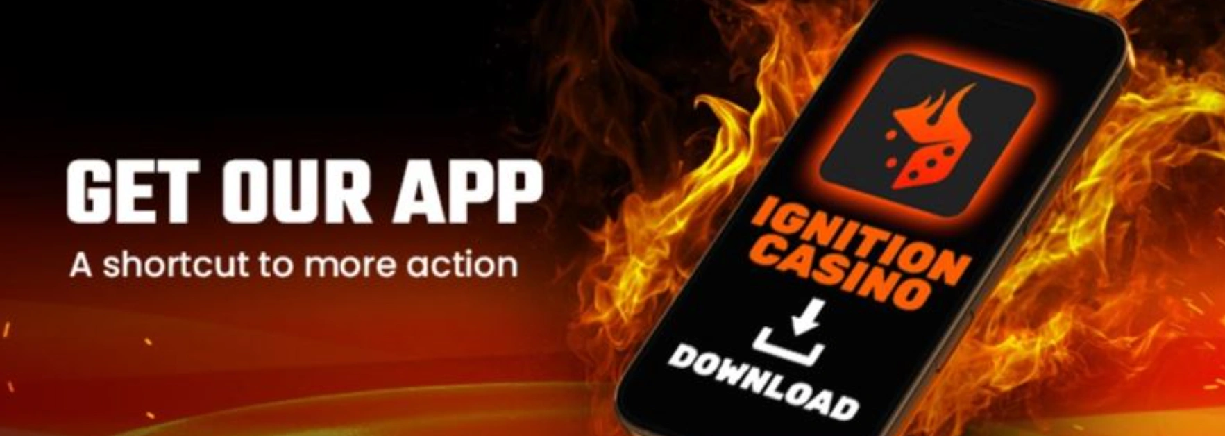 Ignition Casino mobile browser interface